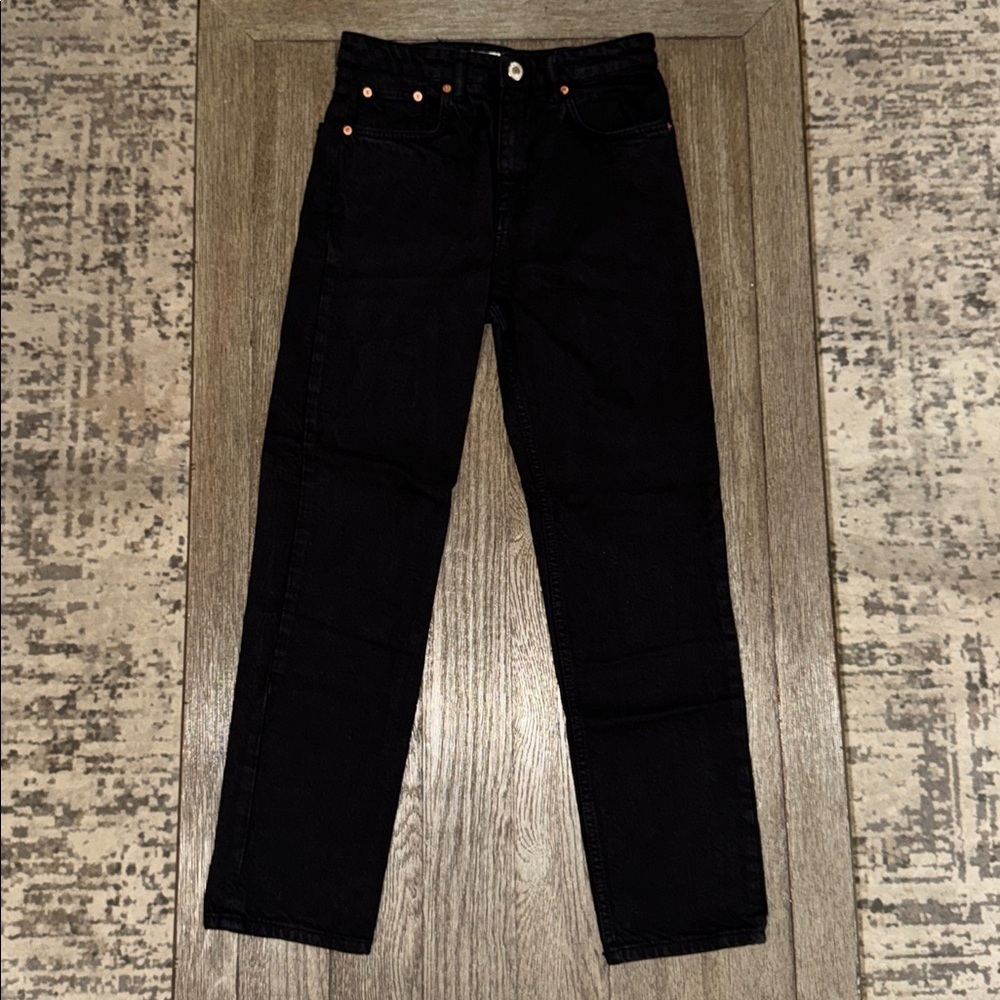 Zara The 90s Slim Jeans Black
